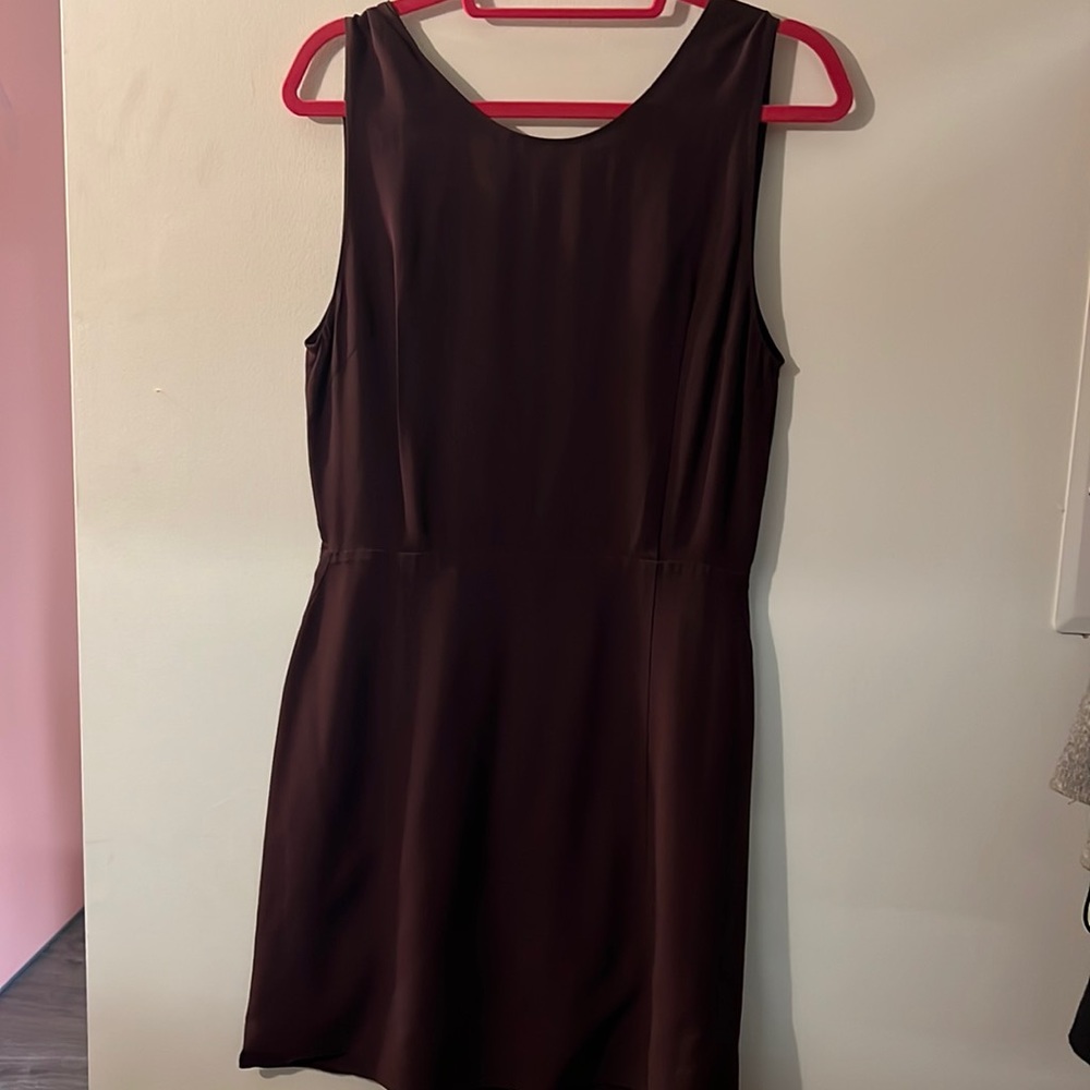 Burgundy aritzia dress